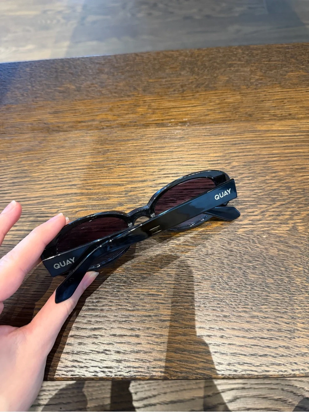 Quay Australia Black Frame Sunglasses